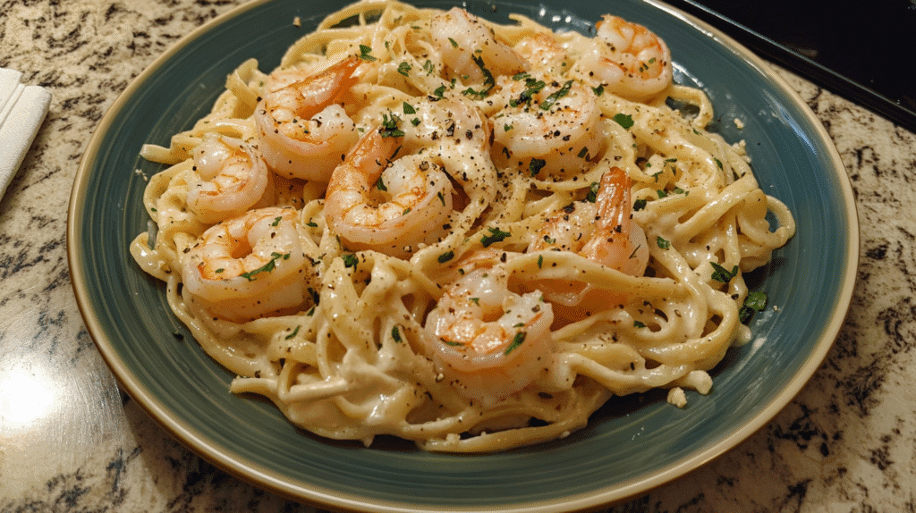 chicken shrimp alfredo