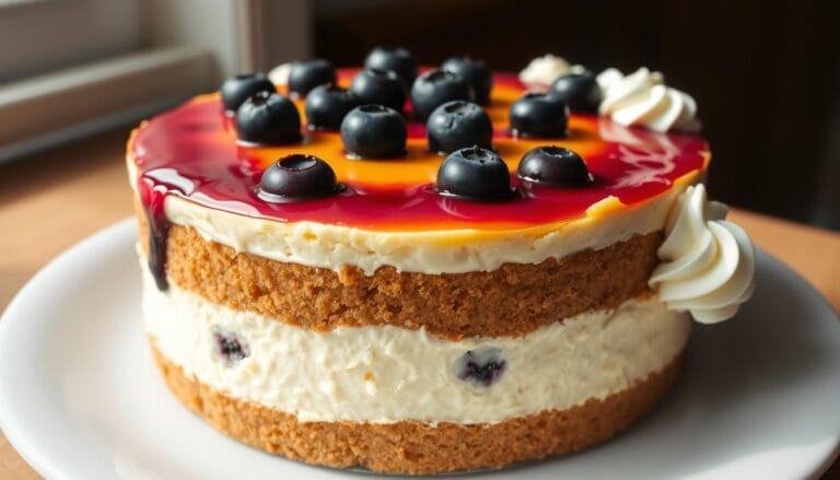 blueberry cheesecake cake