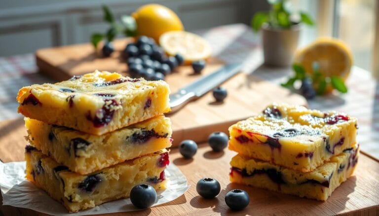 lemon blueberry bars
