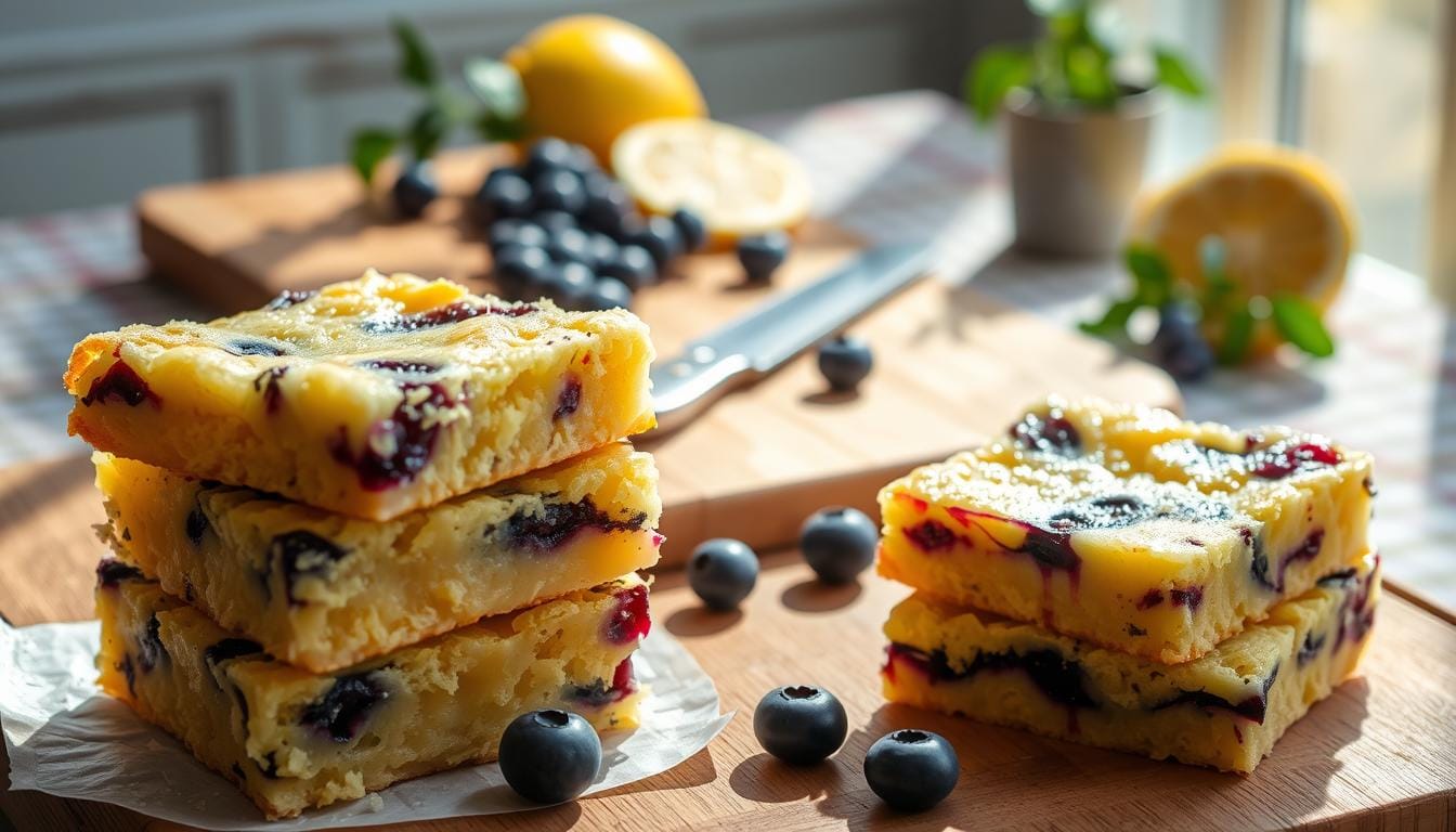 lemon blueberry bars
