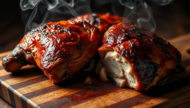 smoked chicken thighs