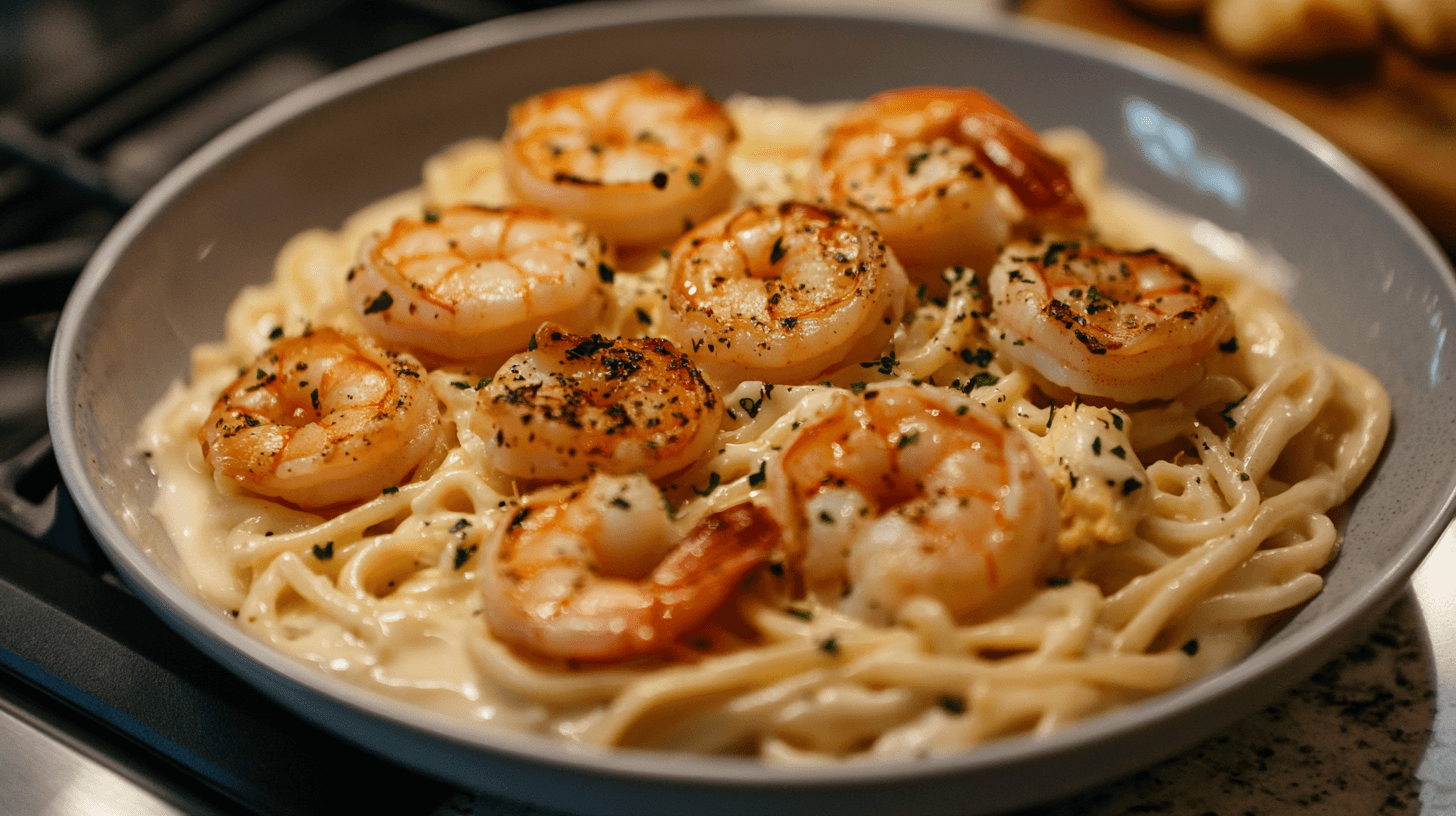 chicken shrimp alfredo