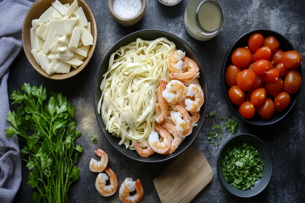 chicken shrimp alfredo