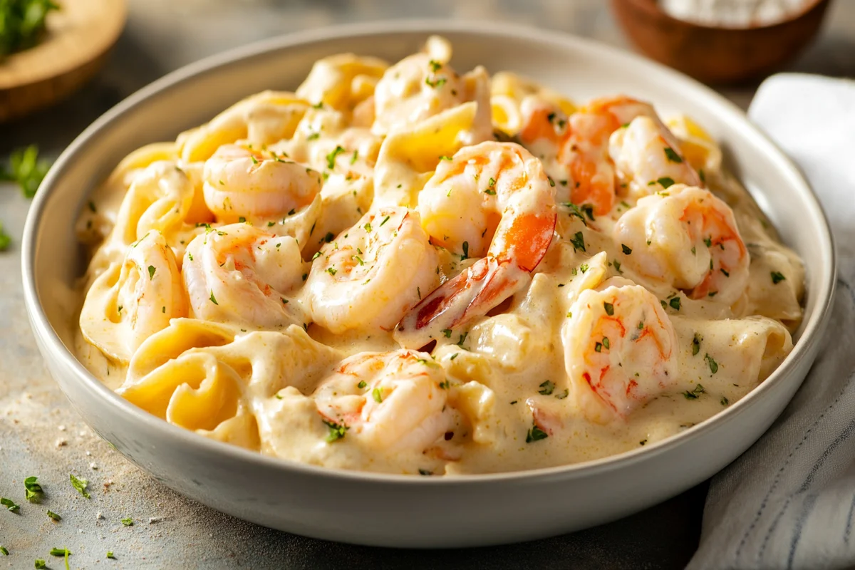 chicken and shrimp alfredo sauce